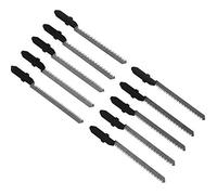 Create idea T-Shank T101AO Jigsaw Blades HCS Curve Saw Blade Cutting Tool Kit for Laminate Floor Wood Plastic 10pcs