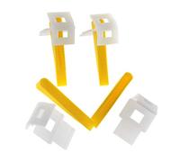 Create idea Tile Leveling Plastic Spacers Tiling Tools 100Pcs Clips + 100Pcs Wedges for Wall Stone Floor Tile System