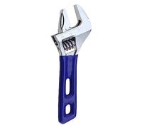 Create idea Wide Opening Stubby Adjustable Wrench 24mm/0.9 Inch Maximum Opening Size 4.5 Inch Length Single Open-Ended Spanner for Car Plumbing Mechanical Repair Hand Tool