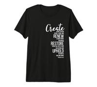 Create in Me A Clean Heart. Psalm 51:10 Premium T-Shirt