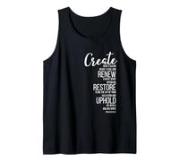 Create in Me A Clean Heart. Psalm 51:10 Tank Top