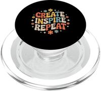 Create Inspire Repeat Motivation Maker Mindset - PopSockets PopGrip for MagSafe