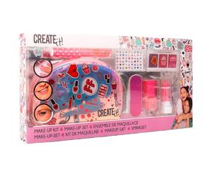 Create It! - 84510 - Make-Up Set for Girls - With Shiny Cosmetic Bag