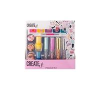 Create It! Metallic Makeup Set - Lip Gloss + Eyeshadow + Nail Polish