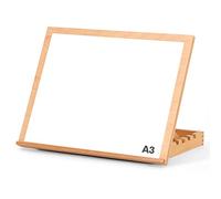 Create Lee A3 Desktop Table Easel and Craft Workstation, Adjustable Made from Solid Beech Wood for Drawing, Painting, Sketching or Display