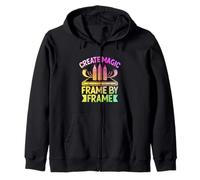 Create Magic Frame By Frame Animation Draw Sketch Animate Zip Hoodie