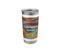 Create Ripples of kidness Stainless Steel Insulated Tumbler
