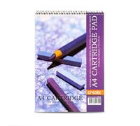 Create Spiral A4 Cartridge Pad - 165gsm Mixed Media Art, Sketching & Drawing Pad, Suitable for Pencil, Pen, Crayon & Pastels - 25 Sheets
