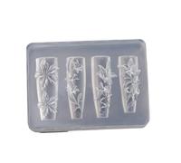 Create Stylish 3D Nails and Jewelry with Bowknot Flexible Silicone Mold for Crafts, Daily Use and Hobbies