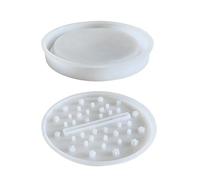 Create Unique LED Holders with This Round Silicone Mold and Easy to Use for Various Decorative Needs Festival Celebration Mold