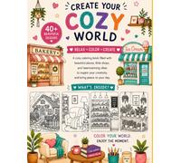 Create Your Cozy World Coloring Book: A Relaxing Coloring Book with Cozy Homes, Cute Shops, Gardens, Cafes, Bakeries, Ice Cream Stores and Peaceful Places