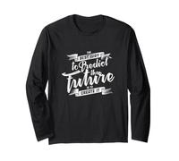 Create Your Future Mindset Visionary Motivation Quote Design Long Sleeve T-Shirt