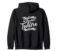 Create Your Future Mindset Visionary Motivation Quote Design Zip Hoodie