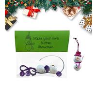Create Your Own Button Christmas Decorations - Craft Christmas Pendant Creations | Hanging Decorations DIY Supplies for Teens Adults Educational Families | Organizers A