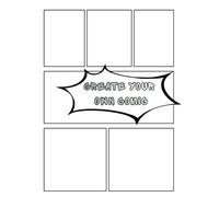 Create Your Own Comic Book: A Blank Comic book for Kids & Adults - Over 100 Pages of Panels, Story Pages, Character Ideas & Creative Inspiration (8.5” x 11”)