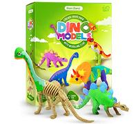Create Your Own Dino Models with Modeling Clay - Build a Dinosaur Model with Air Dry Magic Clay - Animals & Dinosaur Gifts for Boys & Girls - Arts &
