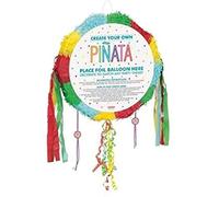 Create Your Own Drum Pull Pop-out Pinata (45cm) - Multicolor, Unique & Customizable Party Fun - Perfect for Parties & Celebrations - 1 Pc