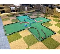 Create Your Own Mini Crazy Golf Course - Indoor Outdoor - Kids & Adults (5 Section Course)