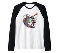 Create Your Own Path Anime Manga Inspired Art Raglan Baseball Tee