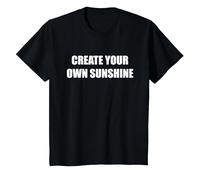 Create Your Own Sunshine T-Shirt, Kids, Black, 4 Years