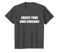 Create Your Own Sunshine T-Shirt, Kids, Dark Heather Grey, 4 Years