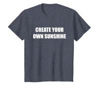 Create Your Own Sunshine T-Shirt, Kids, Heather Blue, 4 Years