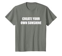 Create Your Own Sunshine T-Shirt, Youth, Olive Heather, Large