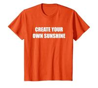 Create Your Own Sunshine T-Shirt, Youth, Orange, Large