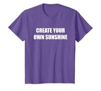 Create Your Own Sunshine T-Shirt, Youth, Purple Heather, 4T