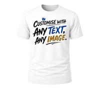 Create Your Own T Shirt Personalised Text Photo Custom Printed Tee | Perfect for birthdays, businesses, family events, team days, group trips, celebrations, and memorable gifts
