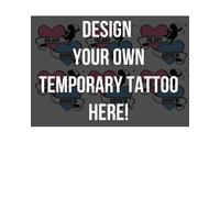 Create your own Temporary Tattoos, ANY design A4 sheet full
