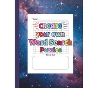 Create your own Word Search Puzzles: Blank Word Search Templates for children. Perfect for creating your own custom puzzles.