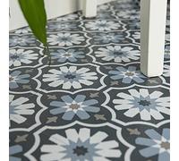 Create Your World 30.48cm X SEVILLA peel and stick vinyl floor tiles (FP2944), Blue