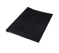 Create Your World 45cm x 1.5m dc fix GLITTER BLACK sticky back plastic vinyl wrap film (341-0012)
