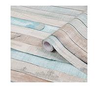 Create Your World 45cm x 1m up to 15m dc fix RIO OCEAN WASHED PLANKS sticky back plastic vinyl wrap film (200-3228) (45cm x 1m)