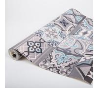 Create Your World 67.5cm x 4m Moroccan Tile SIMENTA Grey Premium 3D splashback Tile Wallpaper (270-1003)