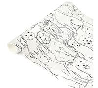 Create Your World nu Wallpaper Paws ON Black and White Peel & Stick Wallpaper 52.07cm x 5.49m