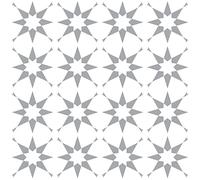 Create Your World Patio Tile Reusable Stencils for 30cm, 45cm and 60cm Garden slabs, Walls, Floors & Furniture Stardust Design (45CM X 45CM)
