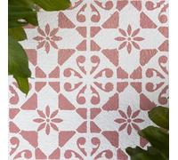 Create Your World Patio Tile Reusable Stencils for 30cm, 45cm and 60cm Garden slabs, Walls, Floors & Furniture Block Daisy Design (30CM X 30CM)