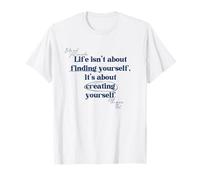 Create Yourself Quote Empowering Feminine Mindset T-Shirt