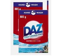 CREATE ZONE DAZ Washing Powder - Hand Wash Whites & Colours - Stain Removal & Colour Protection- 885g (Pack Of 2)