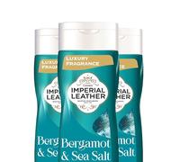 CREATE ZONE Imperial Leather Body Wash, Bergamot & Sea Salt- Energising, Luxurious Creamy Lather, Suitable for All Skin Types - 500ml (Pack Of 4)