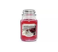 CREATE ZONE Yankee Home Inspiration Large Jar Candle Cherry Vanilla 538g Sweet Fragrance with Rich Vanilla and Ripe Cherries Ideal for Home Decor and Relaxation Approx. Burn Time 100-125 Hours
