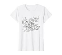Created By The Creator Value Graphic T-Shirt, Women, White, S