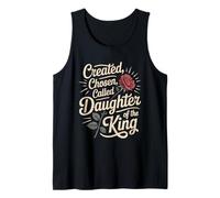 Created Chosen Called Daughter of King Christian Jesus God Tank Top