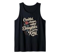 Created Chosen Called Daughter of King Christian Jesus God Tank Top