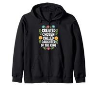 Created Chosen Called Daughter of The King Zip Hoodie