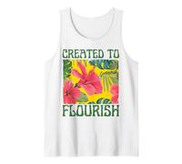 Created to Flourish Vintage Flowers Tank Top