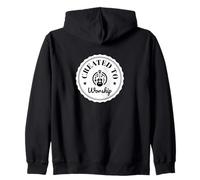 Created To Worship Christian Music Zip Hoodie