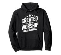 Created To Worship Piano Sunset Design Pullover Hoodie
